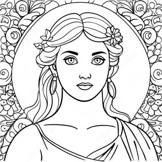 Aphrodite Coloring Page 32881-17182