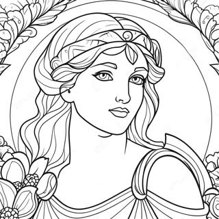 Aphrodite Coloring Page 32881-17184