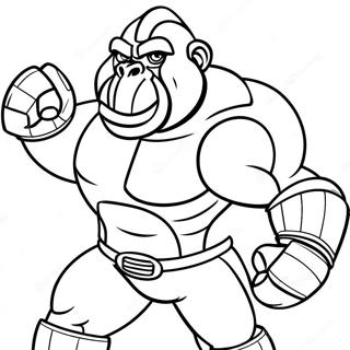 Optimus Primal In Action Coloring Page 3290-2678