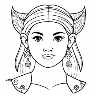 Uma Descendants Coloring Page 32911-17206