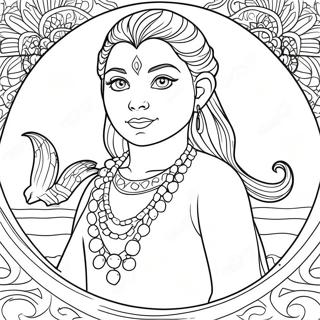 Uma Descendants Coloring Page 32911-17208