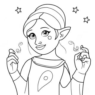 Uma With Magical Powers Coloring Page 32912-17210