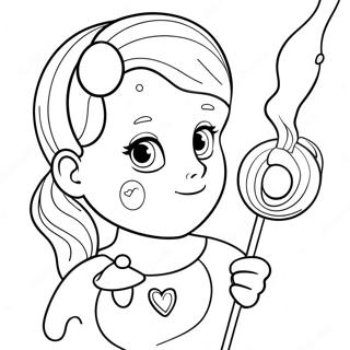 Uma With Magical Powers Coloring Page 32912-17211