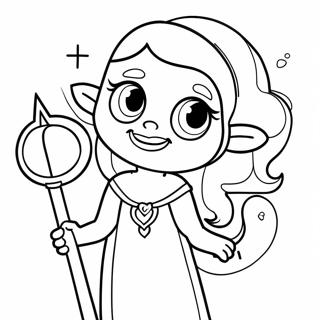 Uma With Magical Powers Coloring Page 32912-17212