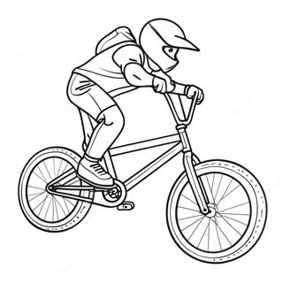 Bmx Bike Racing Coloring Page 32931-17222