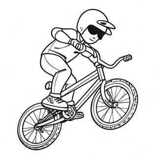 Bmx Bike Racing Coloring Page 32931-17223