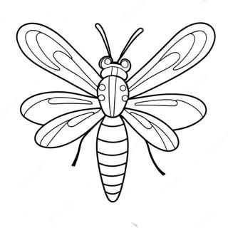 Firefly Coloring Pages