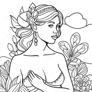 Adult Fantasy Coloring Page 32952-17239