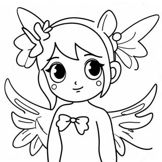 Anime Fairy Coloring Pages