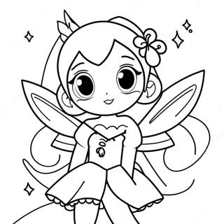 Anime Fairy Coloring Page 32971-17250