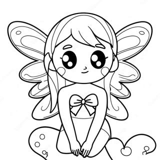 Anime Fairy Coloring Page 32971-17251