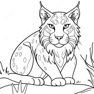 Lynx Coloring Page 32981-17259