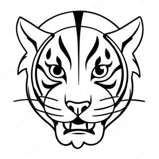 Bengals Team Logo Coloring Page 3299-2682