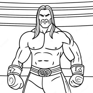 Wwe Championship Match Coloring Page 33022-17295