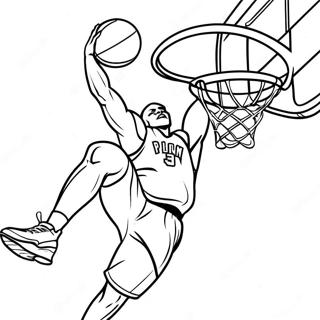 Basketball Player Coloring Pages