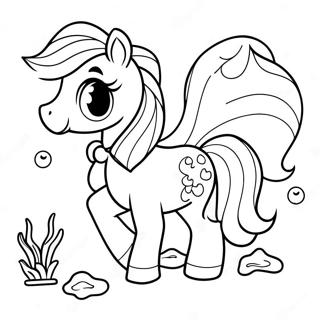 My Little Pony Mermaid Coloring Page 33051-17314