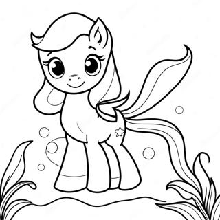 My Little Pony Mermaid Coloring Page 33051-17315