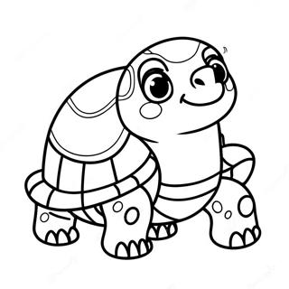 Cute Baby Tortoise Coloring Page 33062-17325