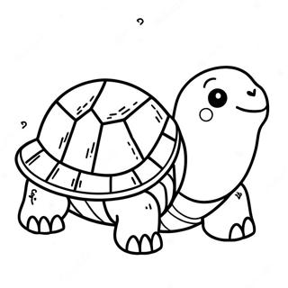 Cute Baby Tortoise Coloring Page 33062-17328