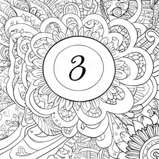 Numbers Coloring Page 3309-2691