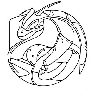 Rayquaza Coloring Page 33111-17364