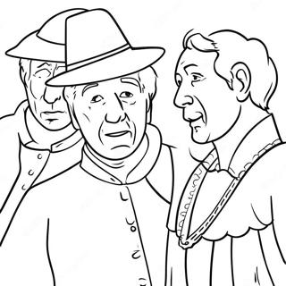 Pilgrims Coloring Page 33141-17388