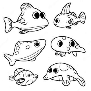 Cute Subnautica Creatures Coloring Page 33152-17397