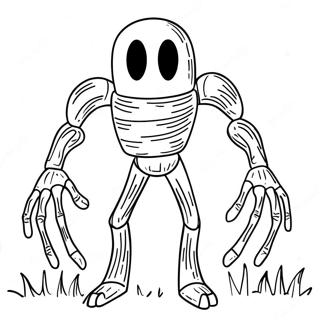 Creepy Mutant Enderman Coloring Page 33162-17407