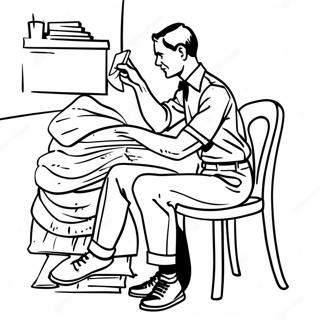 Norman Rockwell Coloring Page 33171-17411