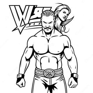 Wwe Coloring Page 33181-17418