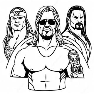 Wwe Coloring Page 33181-17419