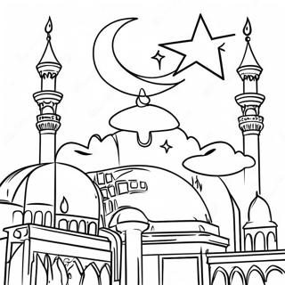 Eid Celebration Coloring Page 3319-2698