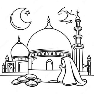 Eid Celebration Coloring Page 3319-2699