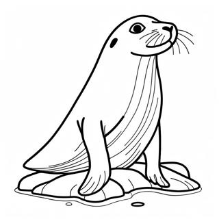 Sea Lion Coloring Page 33211-17444