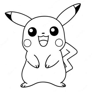 Among Us Pikachu Coloring Page 33221-17450