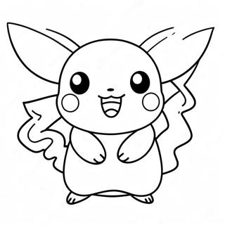 Cute Pikachu Among Us Character Coloring Page 33222-17454