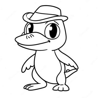 Perry The Platypus Coloring Page 33281-17497