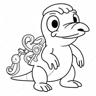 Perry The Platypus Coloring Page 33281-17498