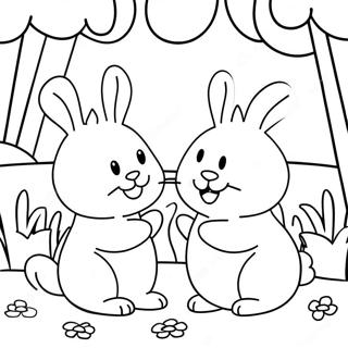 Max And Ruby Playing In The Garden Coloring Page 33312-17526