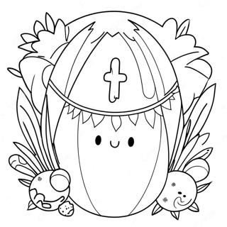 Christian Easter Coloring Page 33321-17532