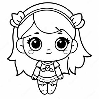 Chibi Girl Coloring Pages