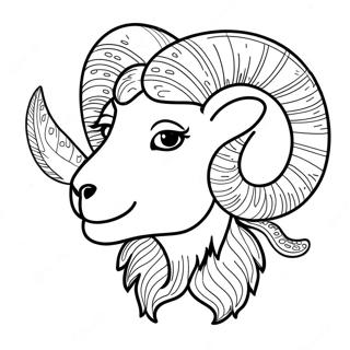 Rams Coloring Pages