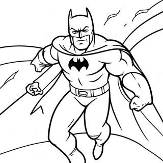 Batman In Action Coloring Page 33362-17566