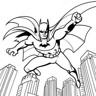 Batman In Action Coloring Page 33362-17568