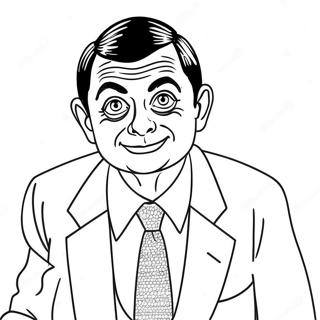 Mr Bean Coloring Page 33371-17571