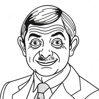 Mr Bean Coloring Page 33371-17572