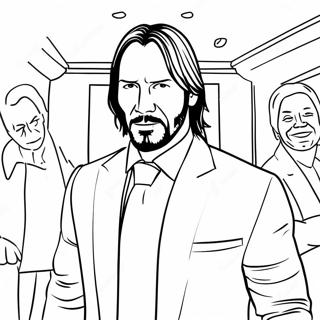 John Wick Coloring Page 33401-17596