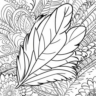 Turkey Feather Coloring Pages