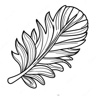 Turkey Feather Coloring Page 33411-17602