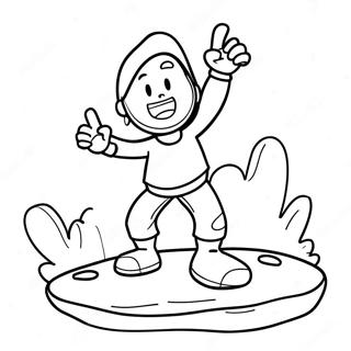 Exciting Rock The Test Challenge Coloring Page 33462-17647